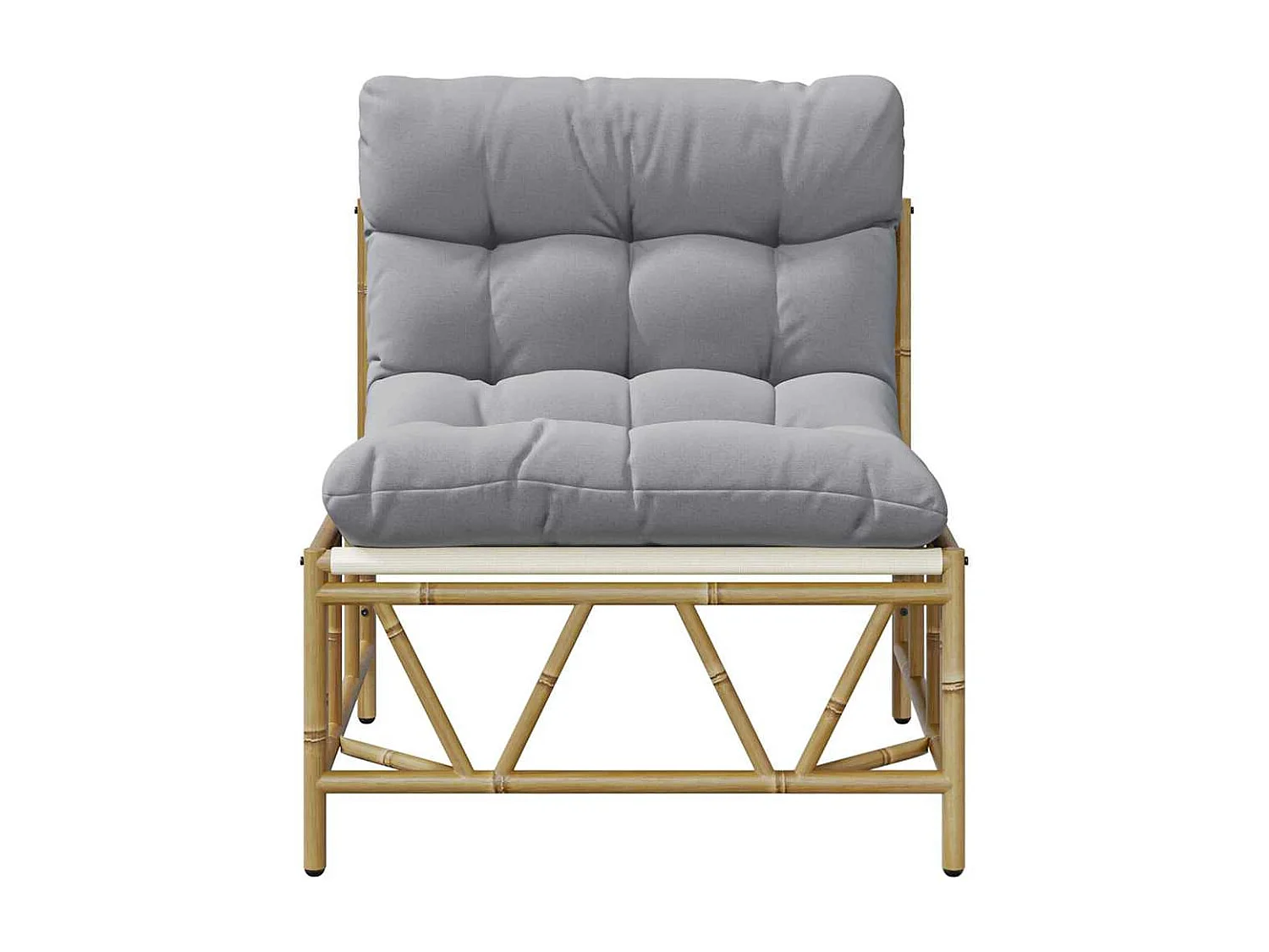 Sedie da giardino relax 2 pezzi con cuscino 60x80x71 cm in acciaio