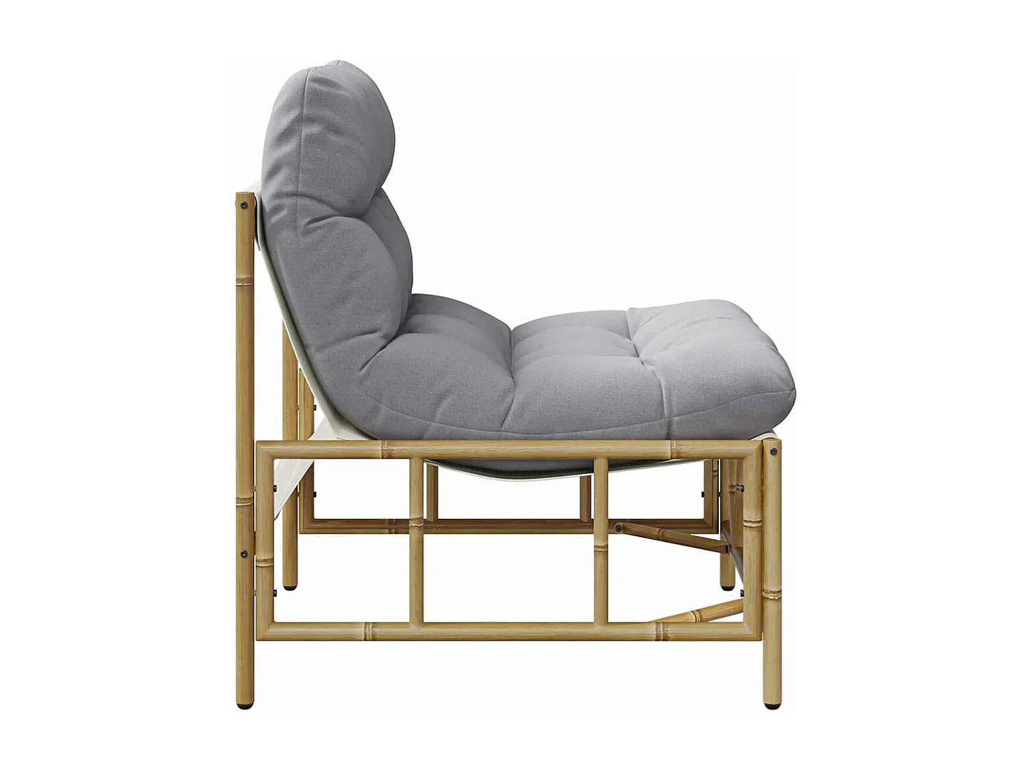 Sedie da giardino relax 2 pezzi con cuscino 60x80x71 cm in acciaio