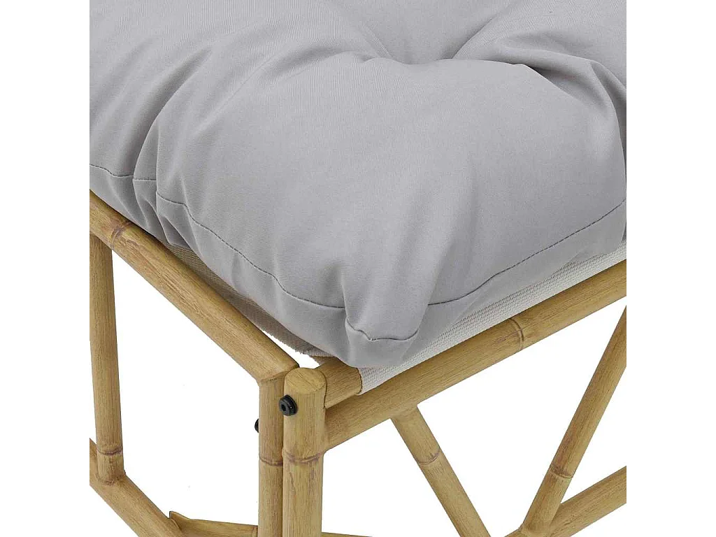 Sedie da giardino relax 2 pezzi con cuscino 60x80x71 cm in acciaio