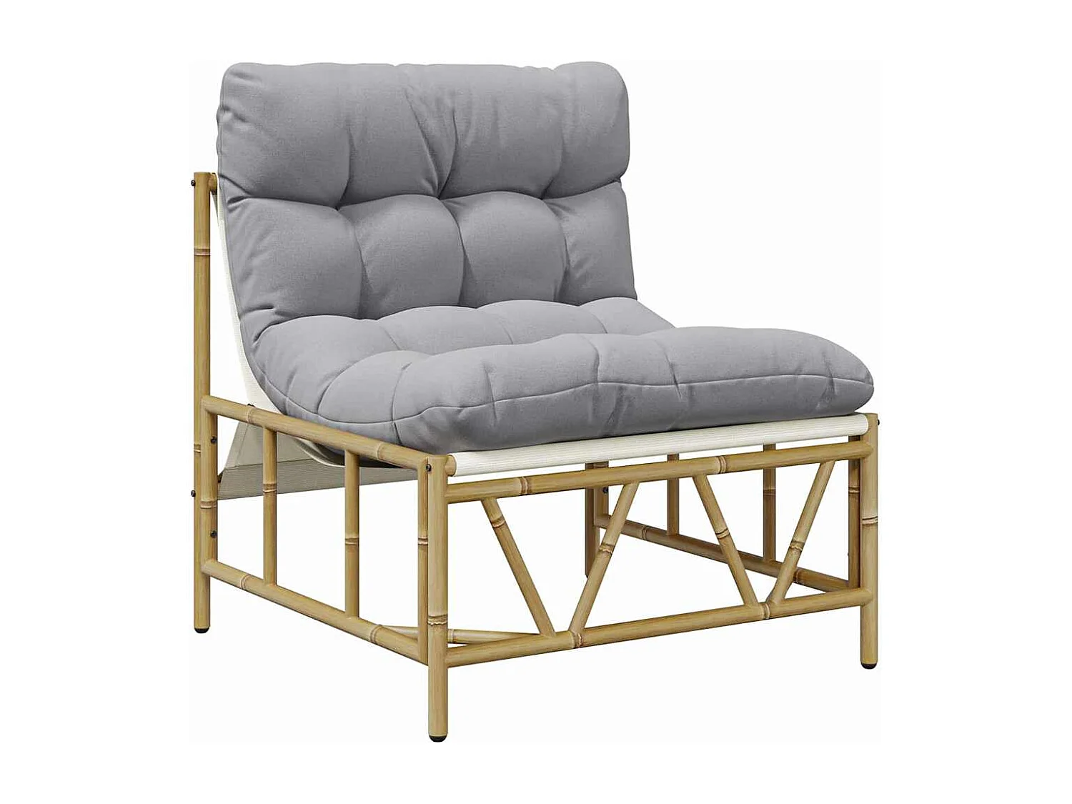 Sillones Relax de Jardín 2 uds con Cojín 60x80x71 cm Acero