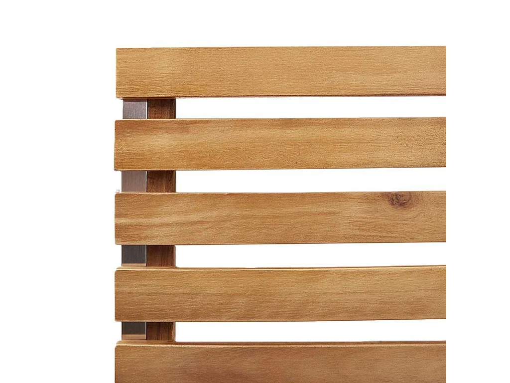 Ensemble de salle à manger de jardin 3 pièces en bois massif d'acacia