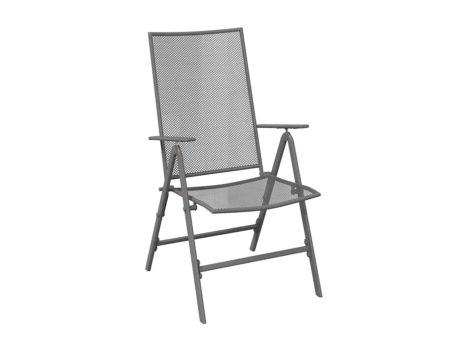 3-delige tuinset in antraciet staal