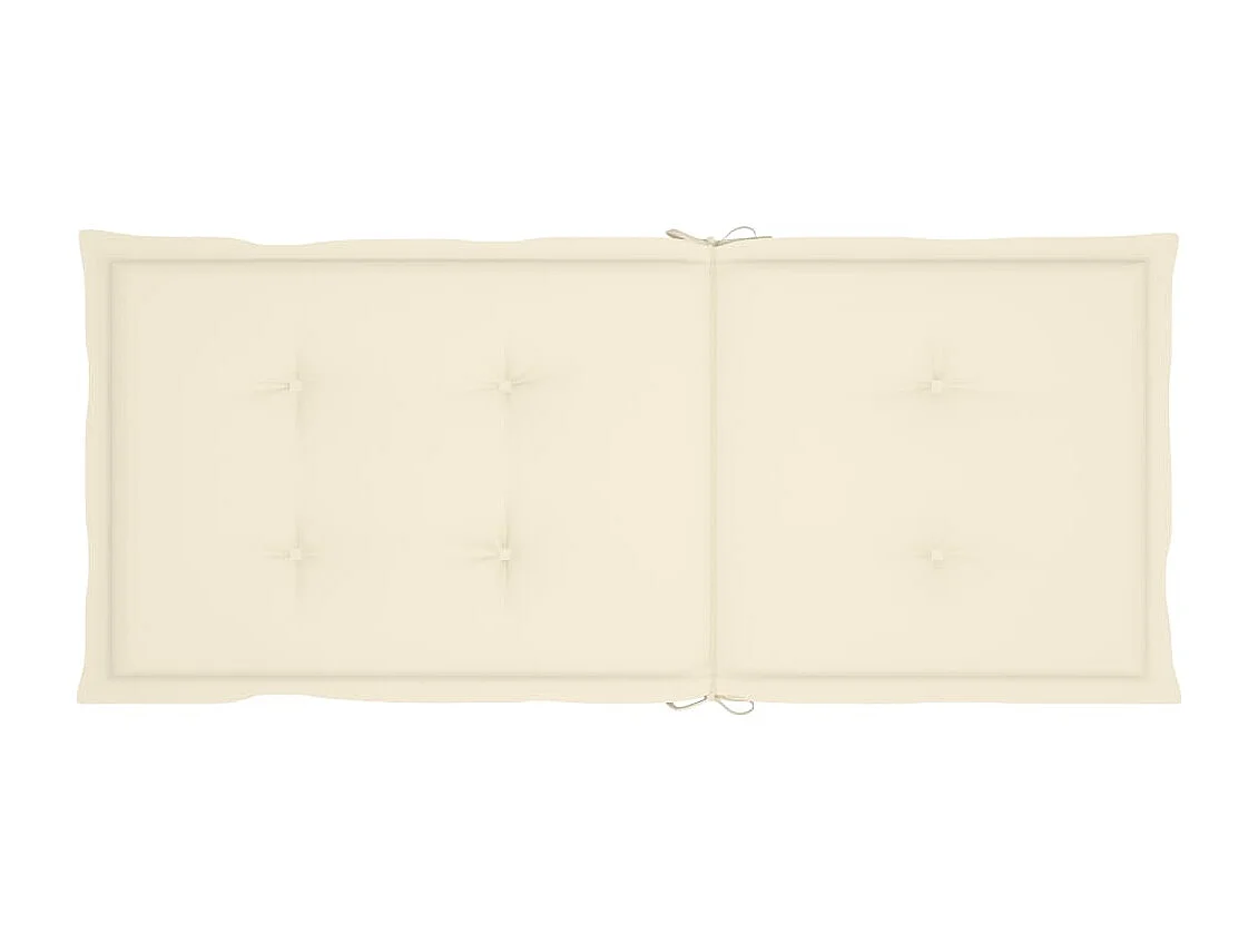 Chaise à bascule avec coussin Bambou