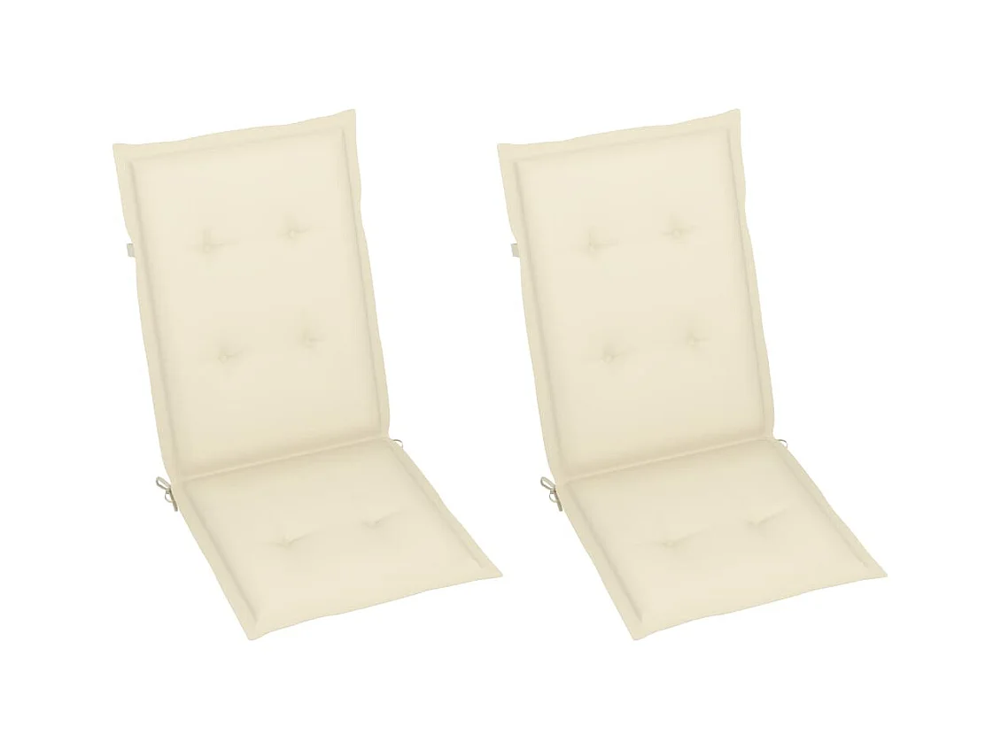 Chaise à bascule avec coussin Bambou