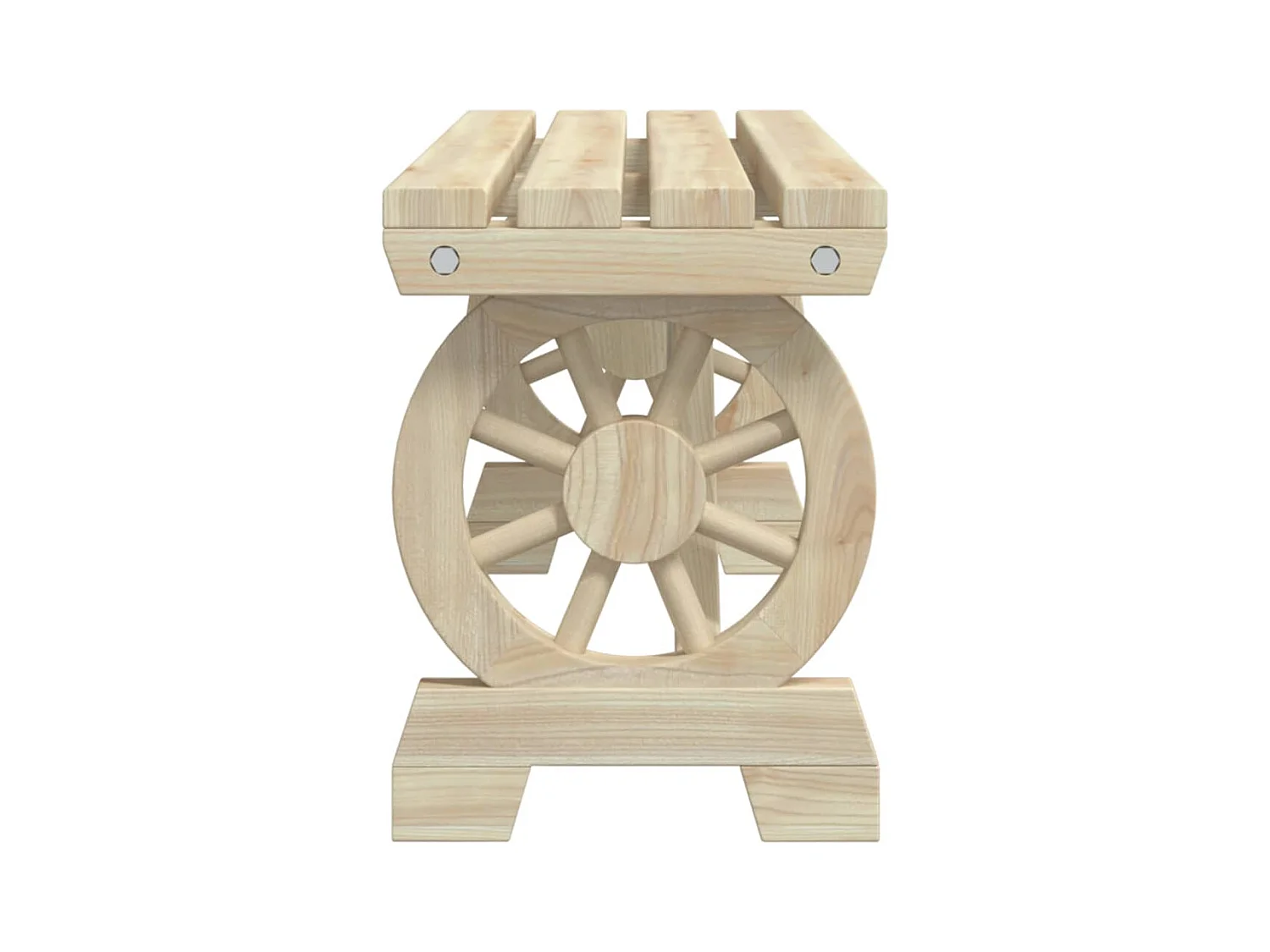 Gartenbank 115 cm Massivholz Tannenholz