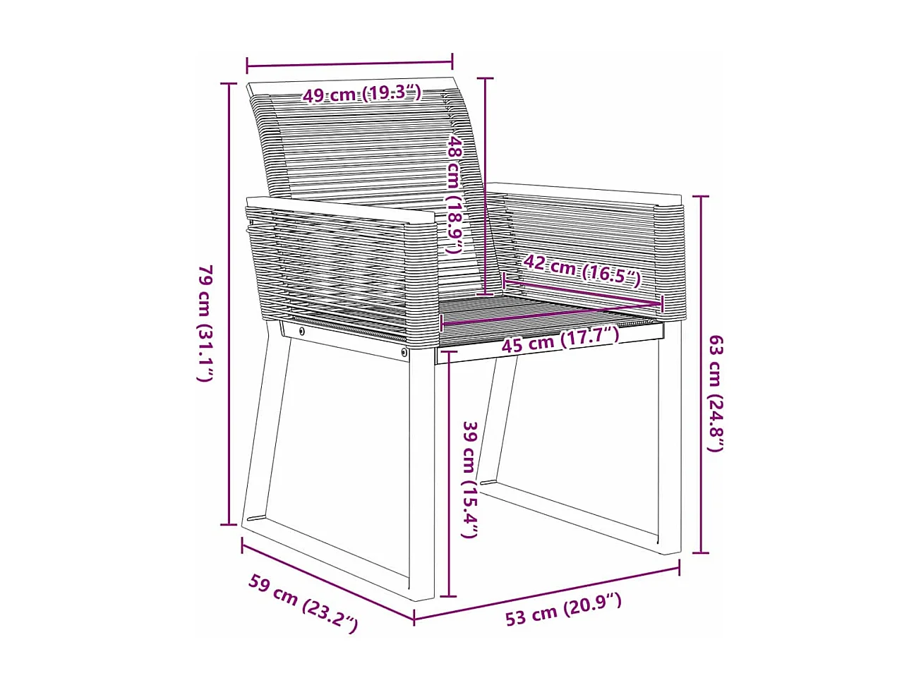 Ensemble de Salle à Manger de Jardin 3 Pièces Noir Poly Rattan