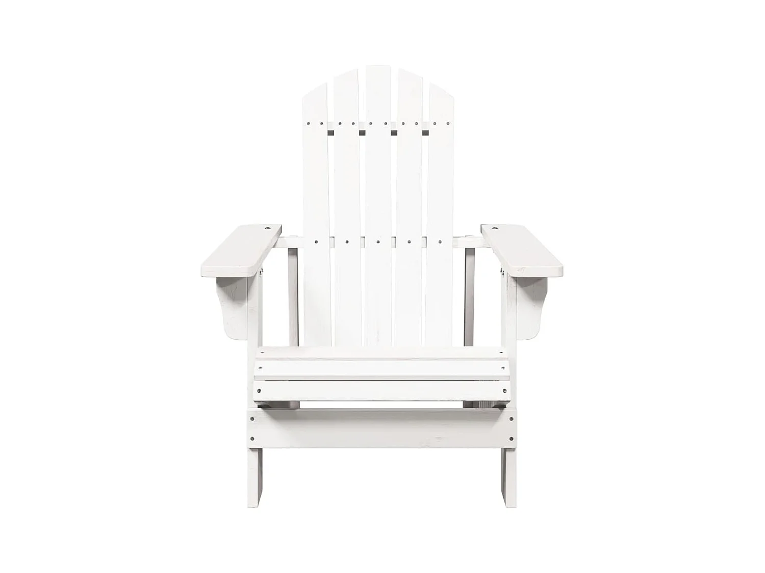 Chaise Adirondack blanc 69x85x90,5 cm bois massif de sapin