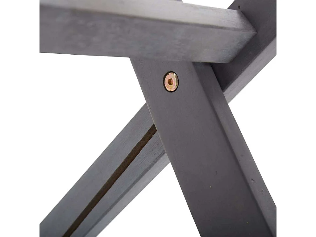 Chaises pliables d'extérieur lot de 4 Bois d'acacia solide