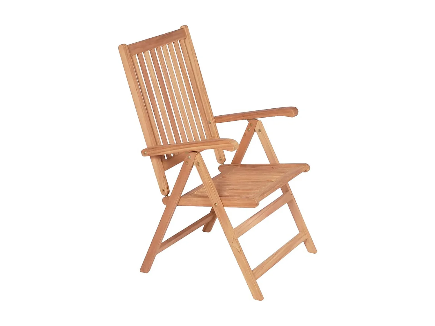 Chaises inclinables de jardin lot de 2 Bois de teck solide