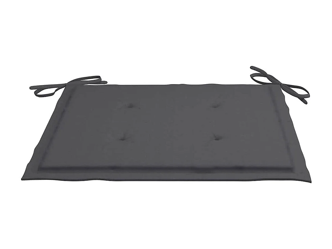 Chaises pliables d'extérieur lot de 4 et coussins Bois d'acacia