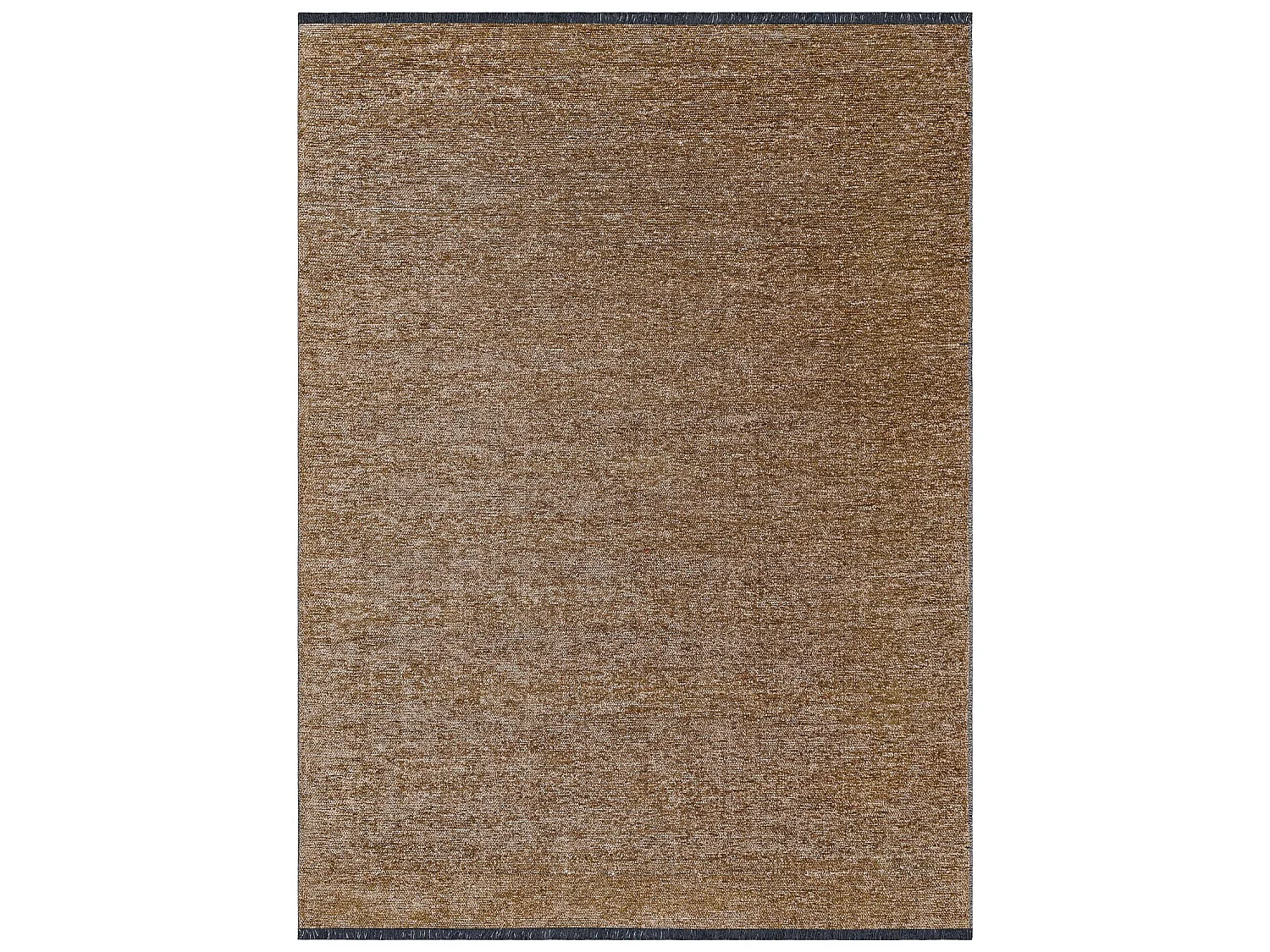 Tapijt FLORENCE 24021 Eenkleurig, glamour, plat geweven, franjes - don 135x190 cm