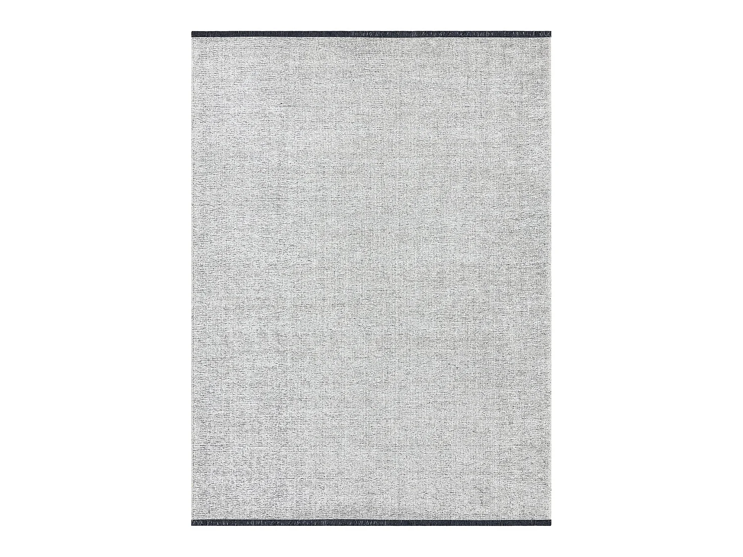 Tapijt FLORENCE 24021 Eenkleurig, glamour, plat geweven, franjes - roo 135x190 cm