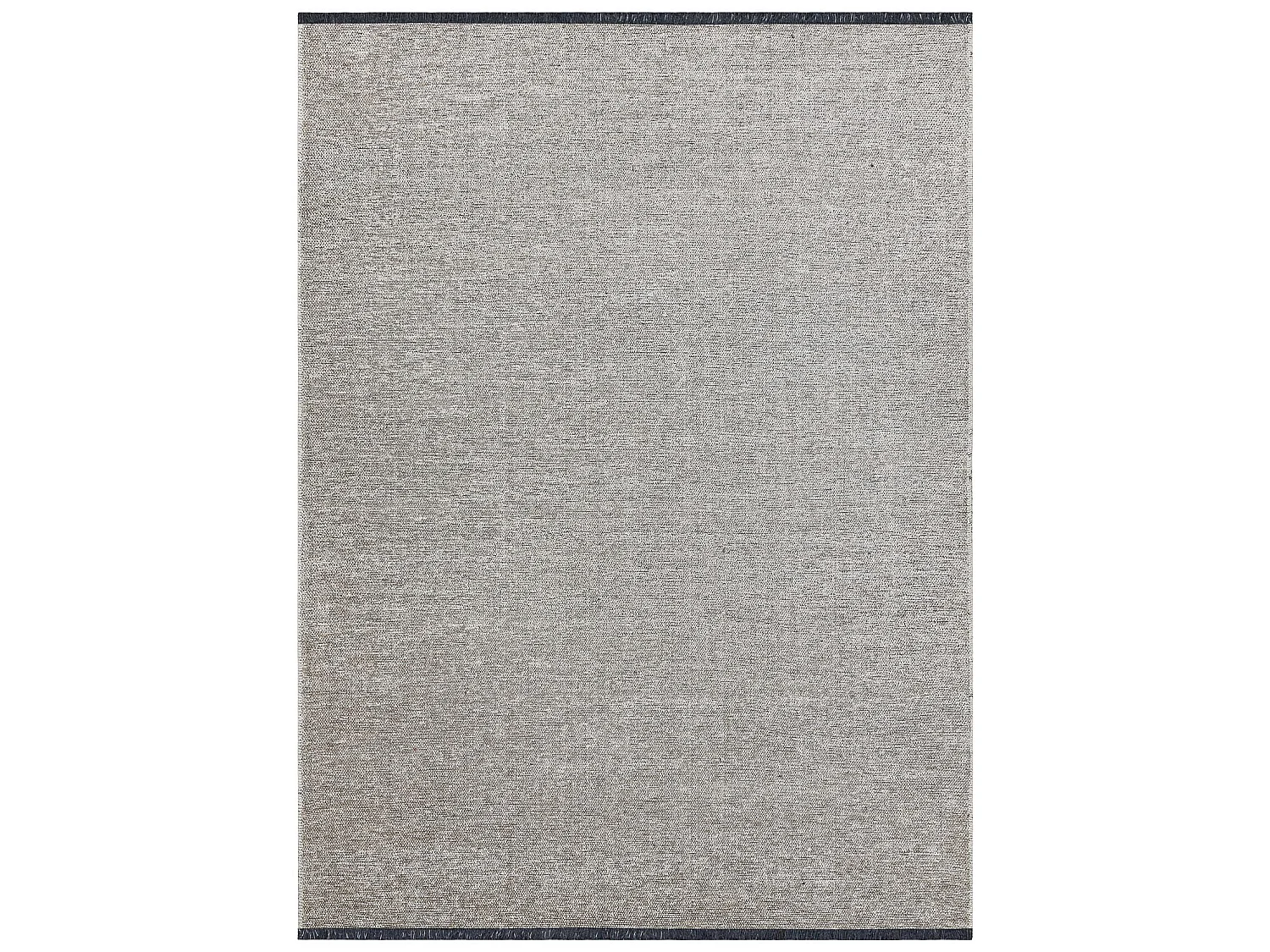 Tapijt FLORENCE 24021 Eenkleurig, glamour, plat geweven, franjes - bei 175x270 cm