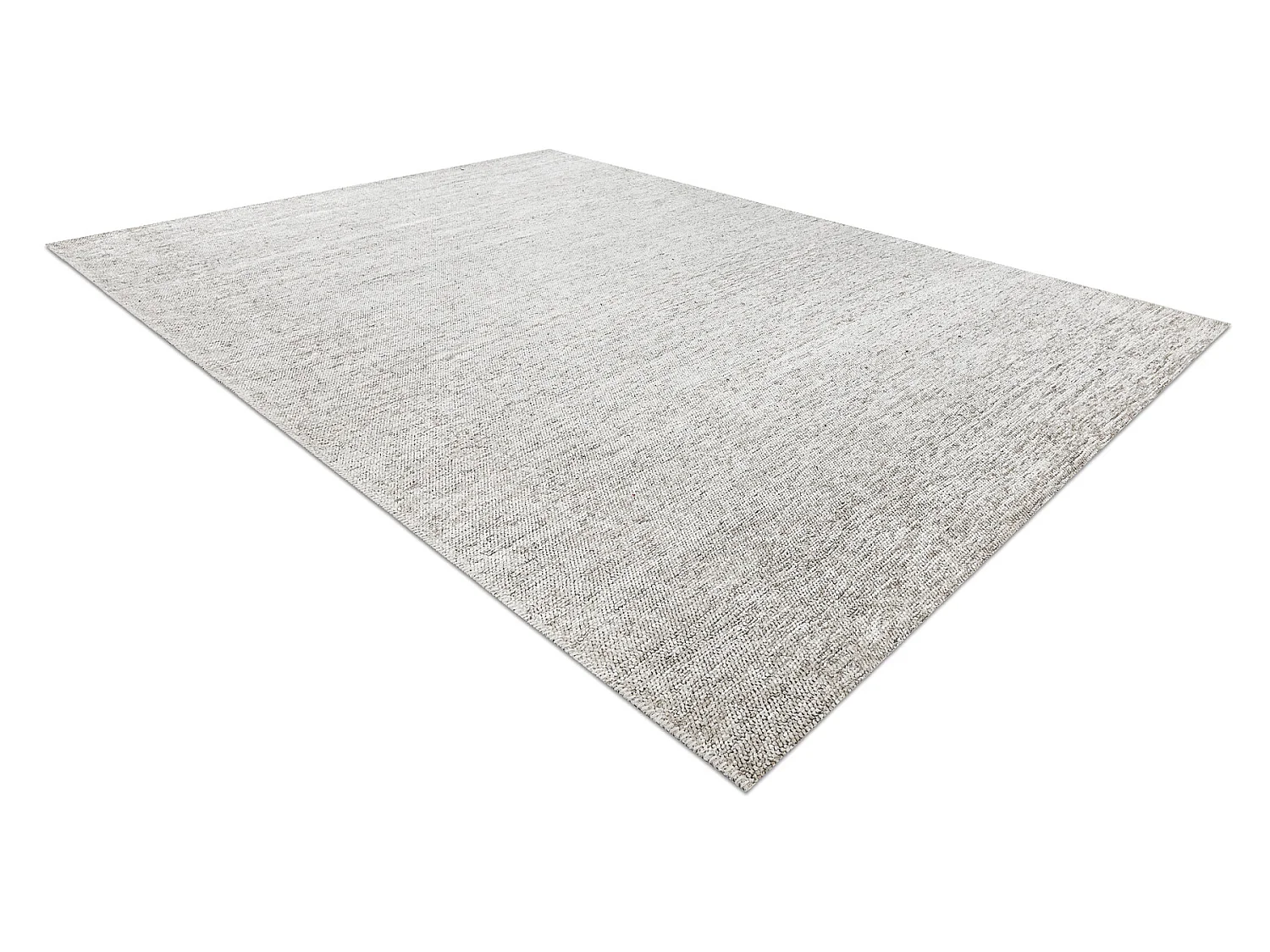 Tapijt FLORENCE 24021 Eenkleurig, glamour, plat geweven, franjes - bei 135x190 cm