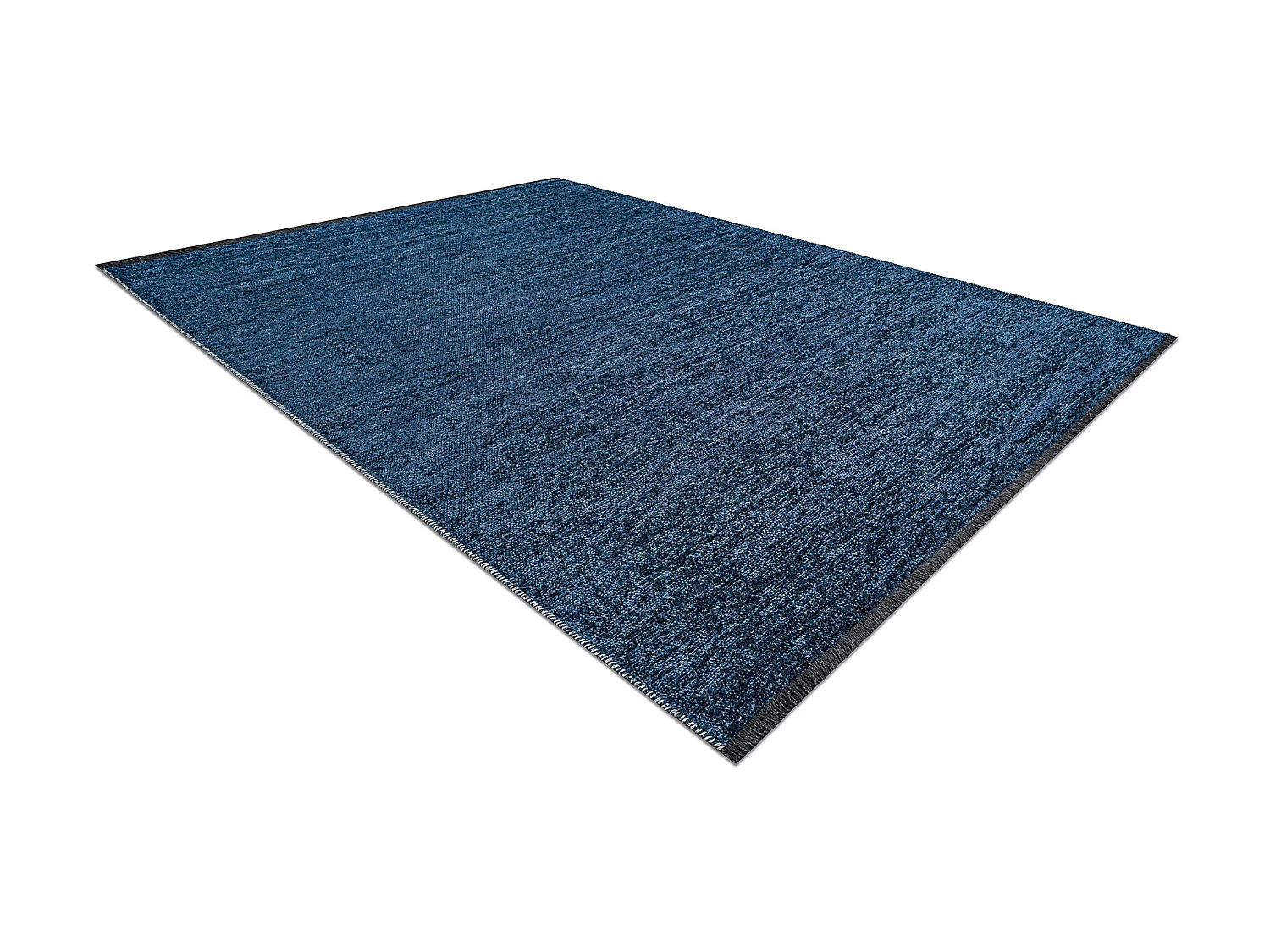 Tapijt FLORENCE 24021 Eenkleurig, glamour, plat geweven, franjes - don 135x190 cm