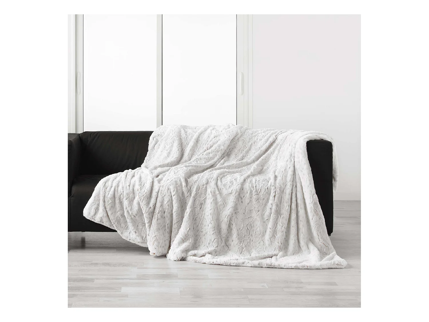 Plaid sherpa 125 x 150 cm Douceur alaska
