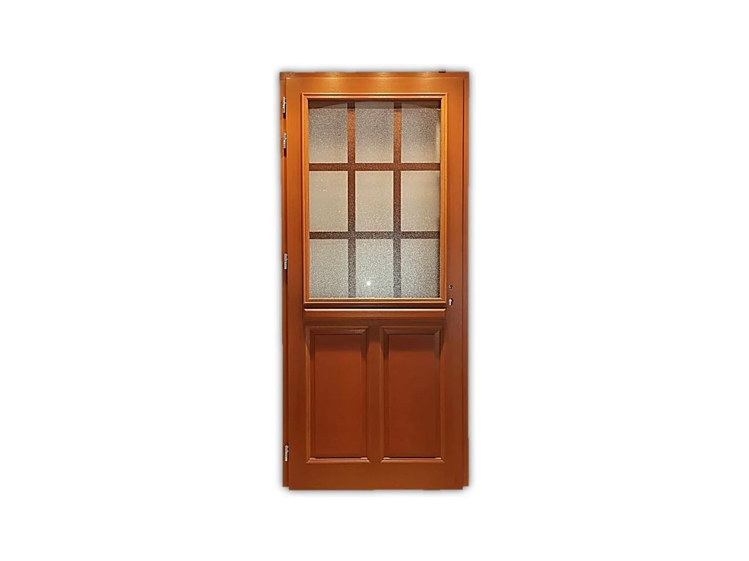 Porte d'entree Bois vitree, Alena, H,215xl,80  p, droit Cotes Tableau