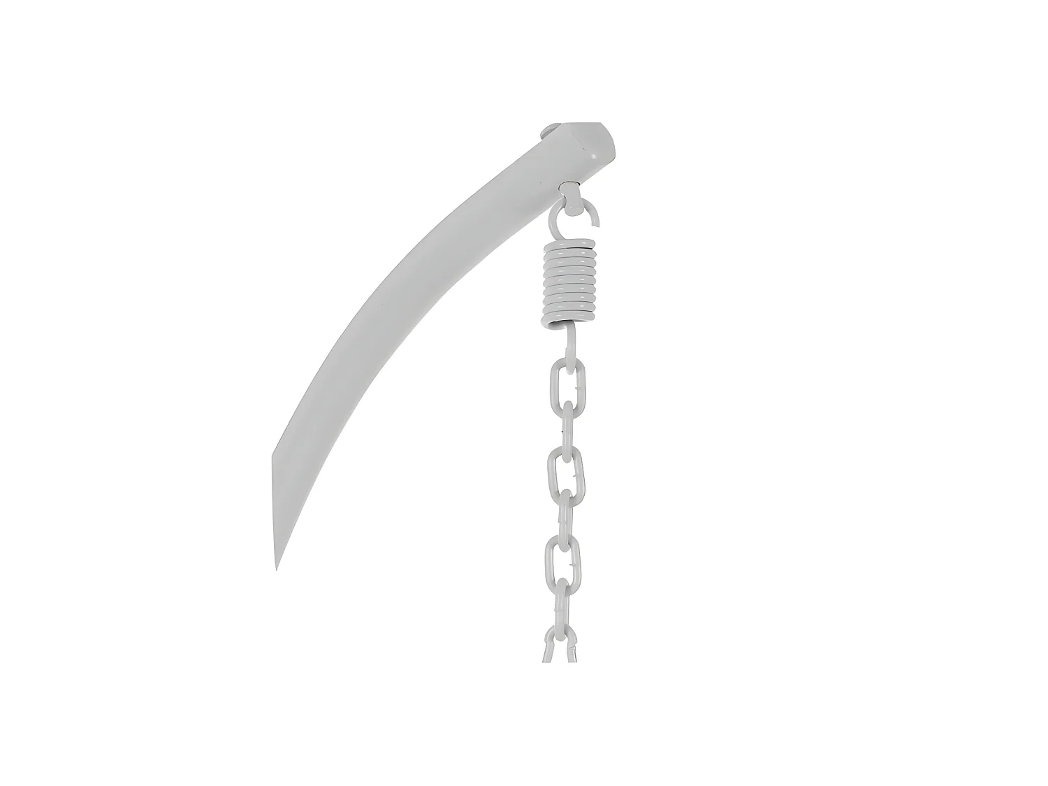 Fauteuil suspendu rond Acier Blanc - MACABA