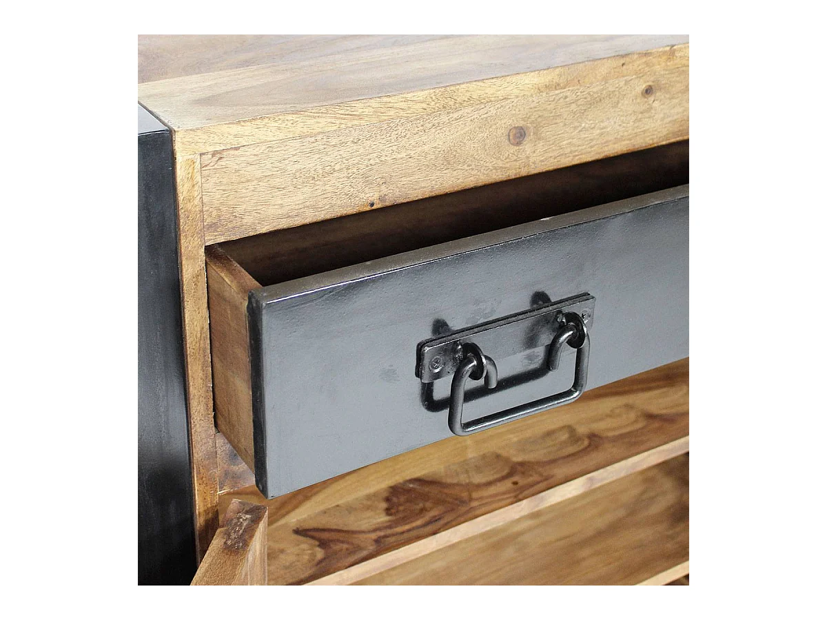 Petit buffet en bois d'acacia 80 cm Havana