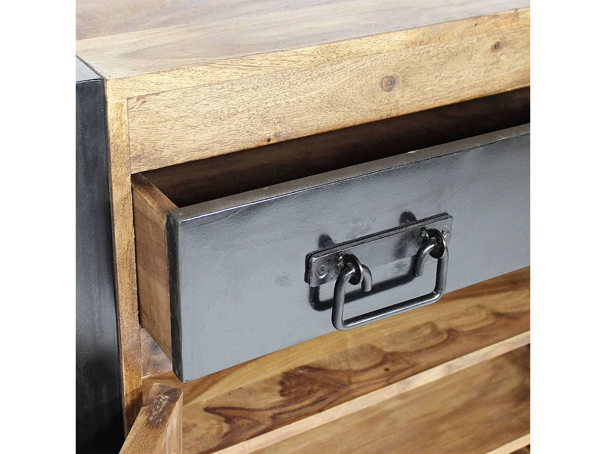 Petit buffet en bois d'acacia 80 cm Havana