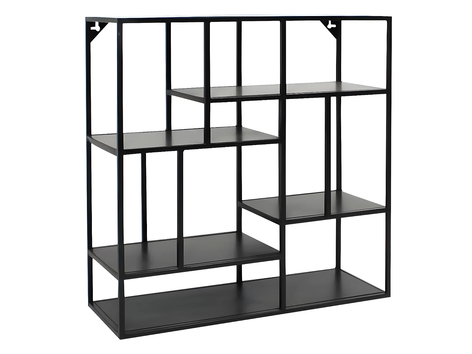 Etagère murale en métal noir Joshua