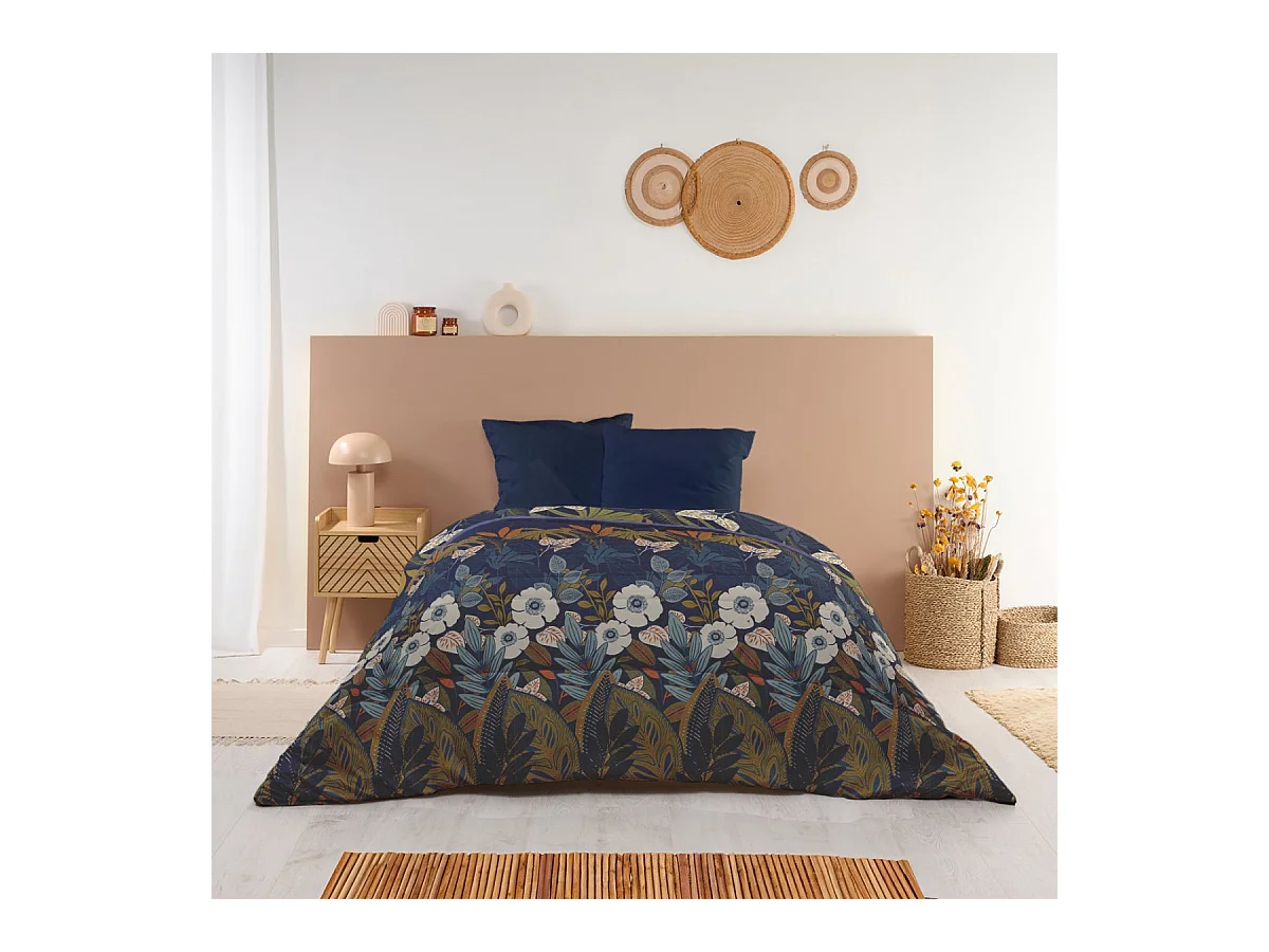 Couette imprimée La Florale - Chaude 350g/m2 - 220x240cm