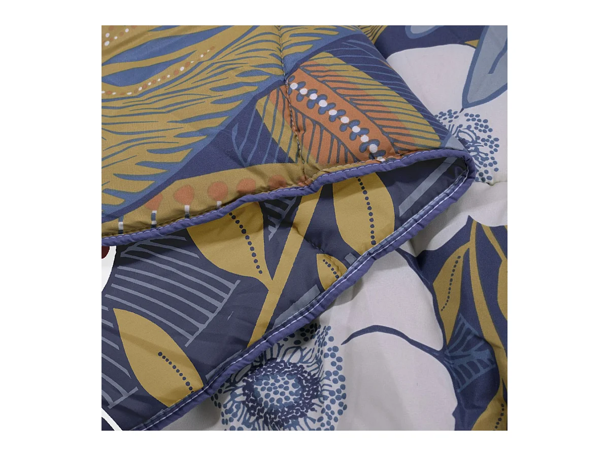 Couette imprimée La Florale - Chaude 350g/m2 - 140x200cm