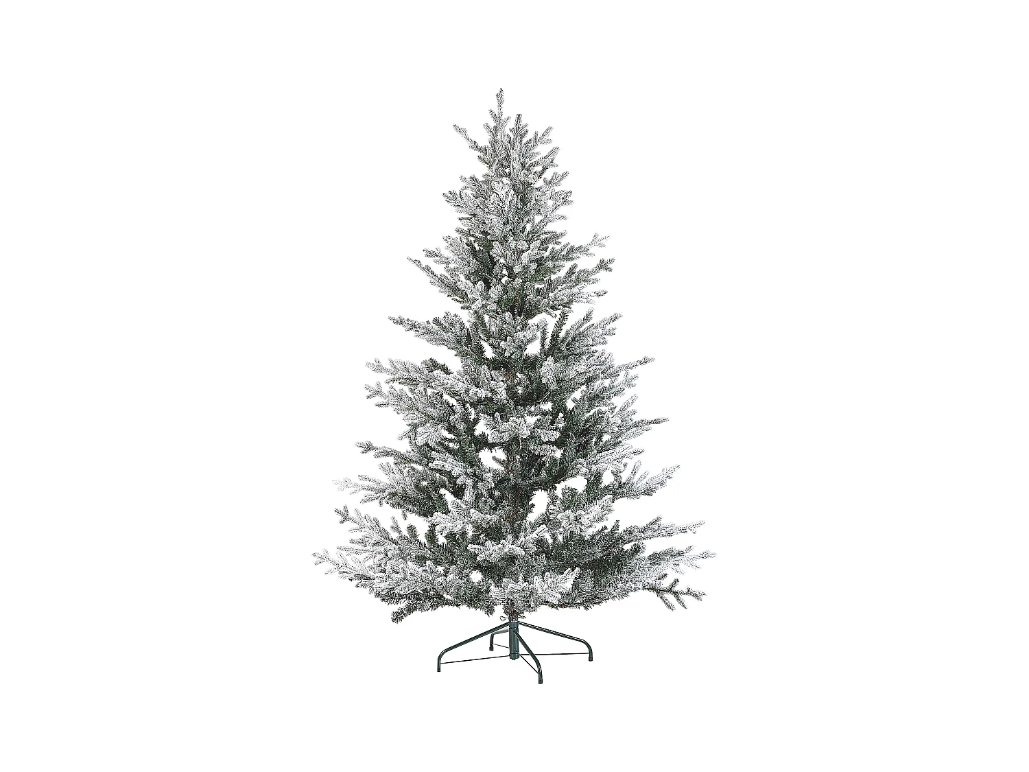 Künstlicher Weihnachtsbaum schneebedeckt 180 cm weiss BRISCO