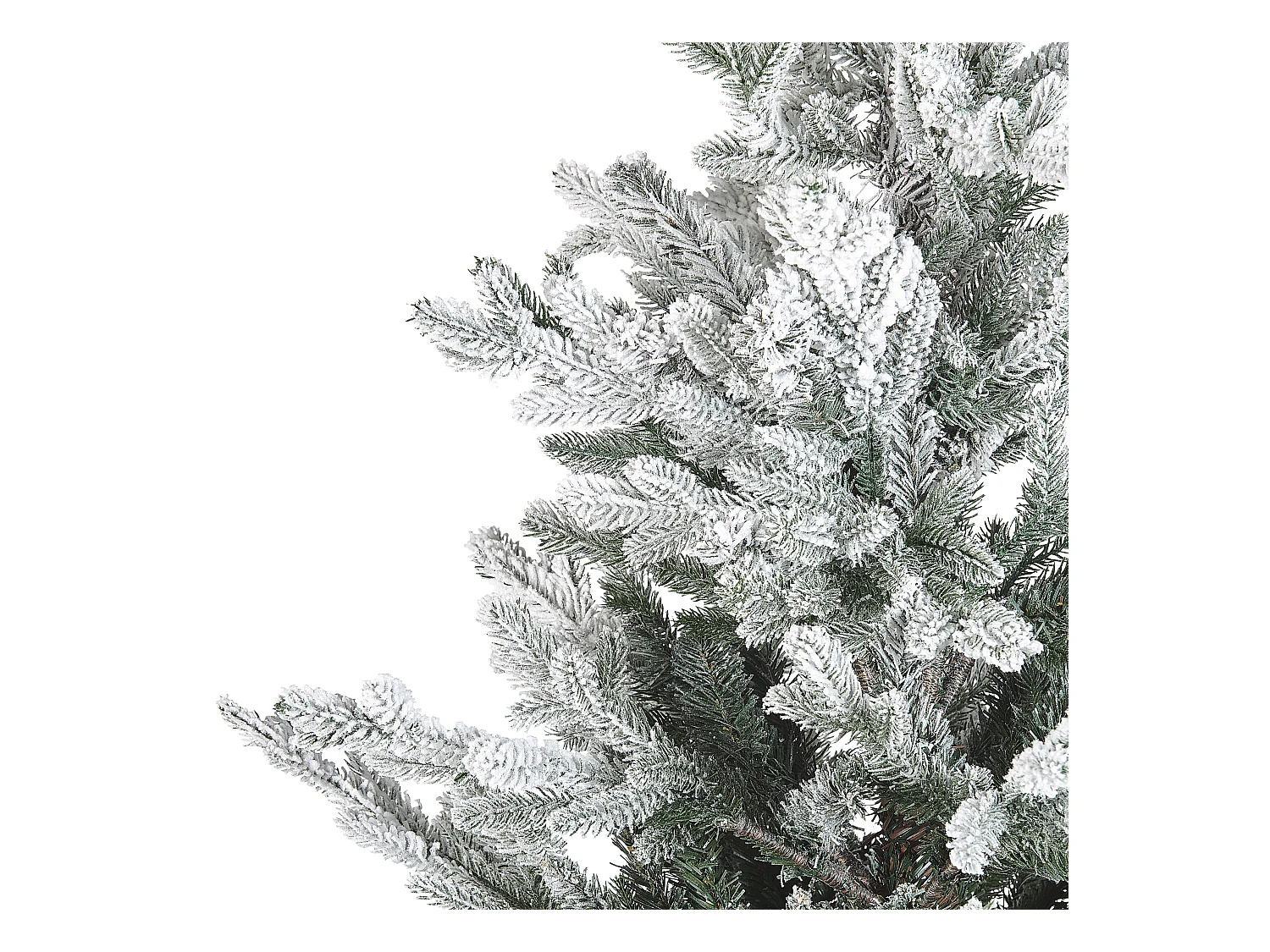 Künstlicher Weihnachtsbaum schneebedeckt 180 cm weiss BRISCO