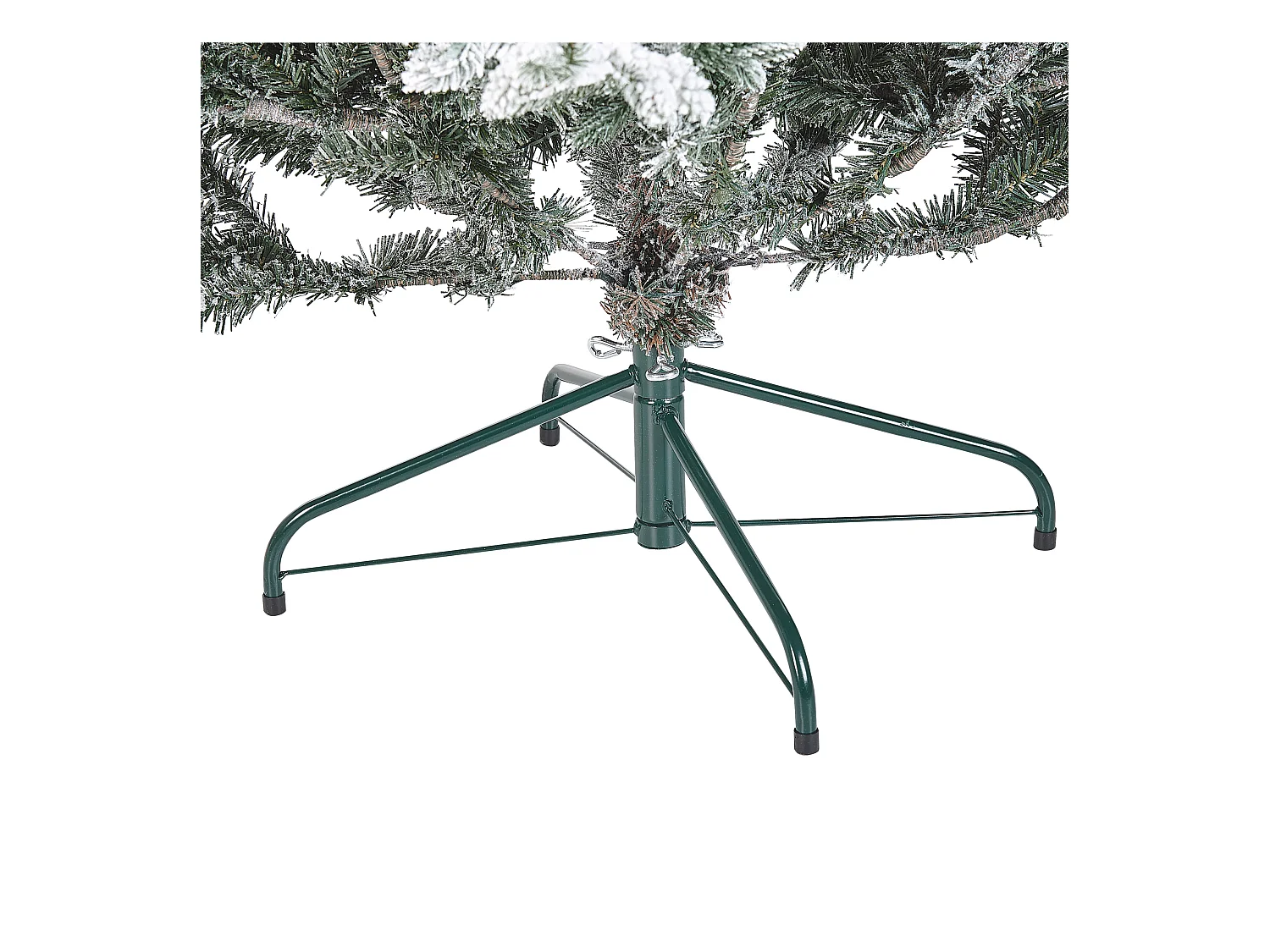 Künstlicher Weihnachtsbaum schneebedeckt 180 cm weiss BRISCO