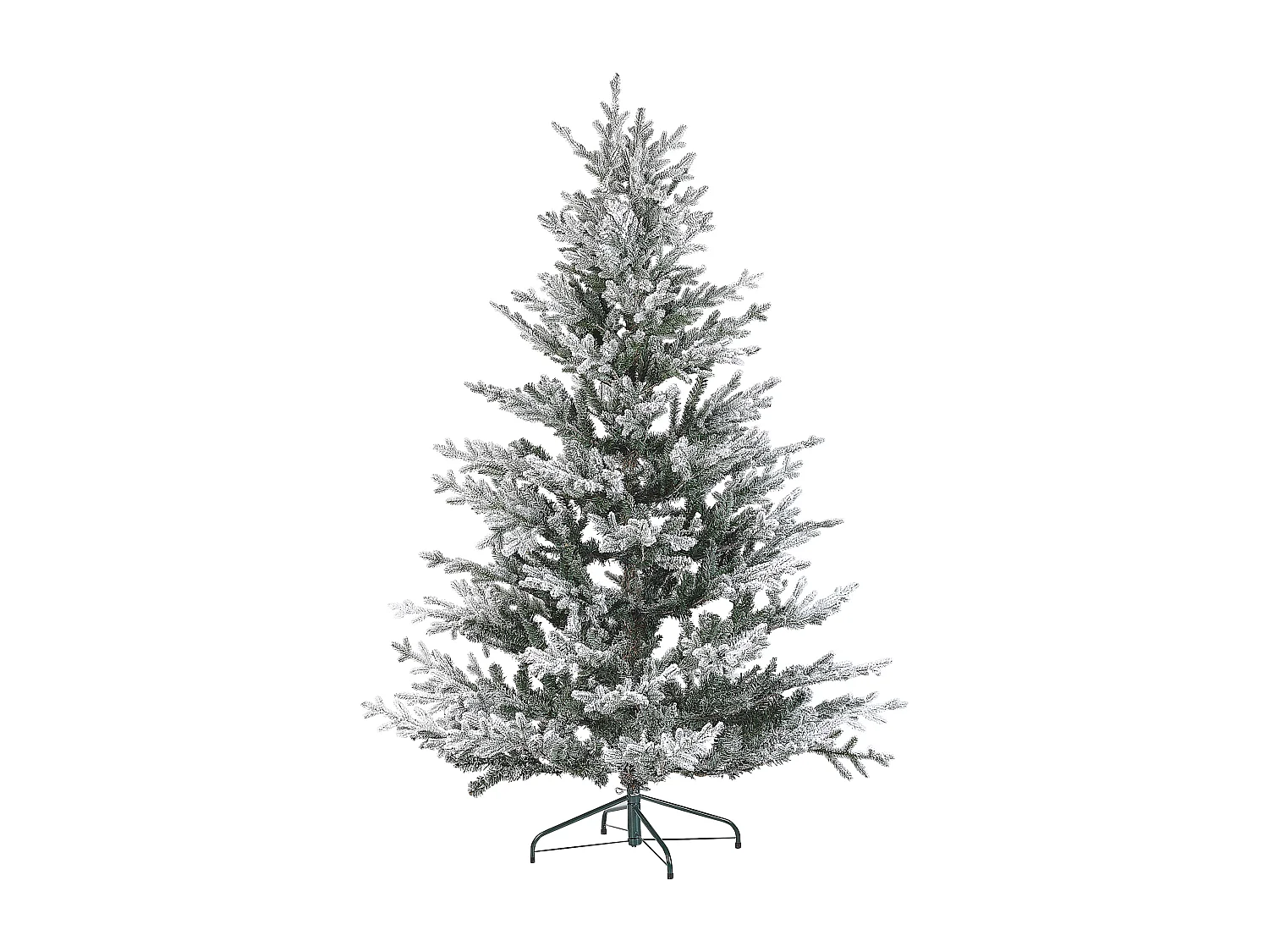Albero di Natale bianco e verde 180 cm BRISCO