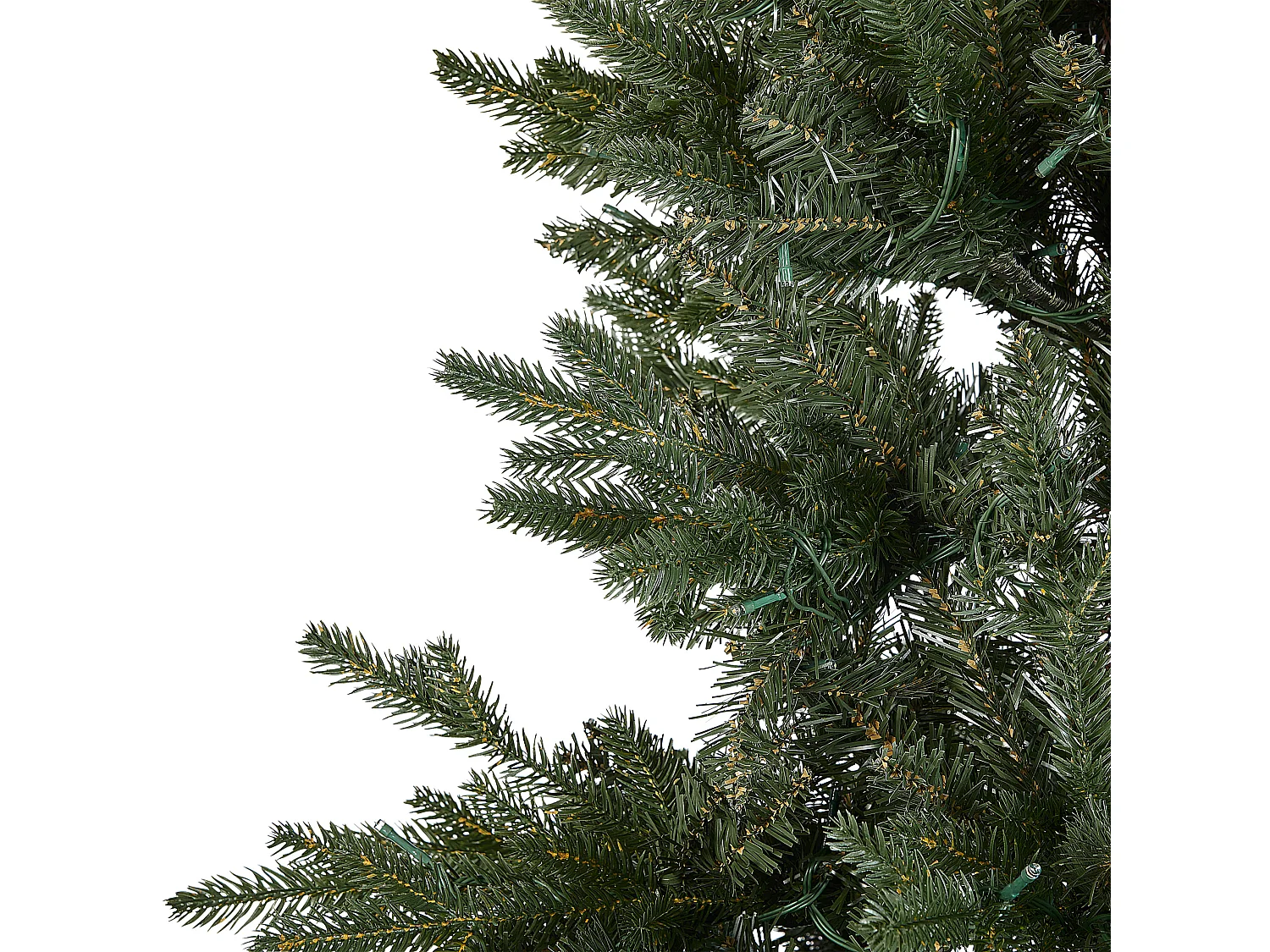 Sapin de Noël artificiel LED FIDDLE 210 cm Vert