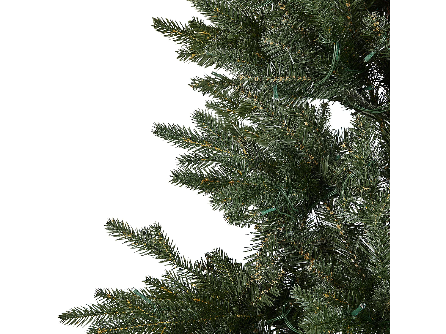 Sapin de Noël artificiel LED FIDDLE 210 cm Vert