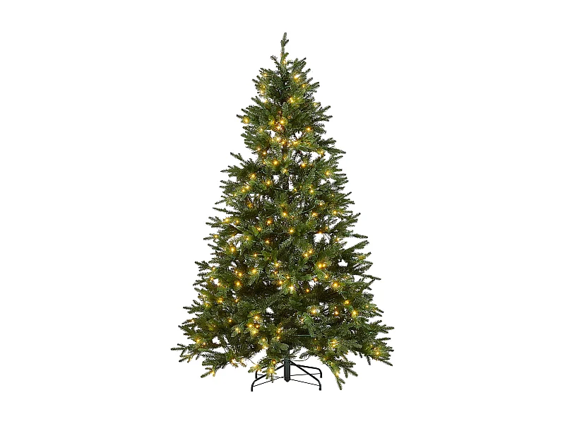 Albero di Natale LED verde 210 cm FIDDLE