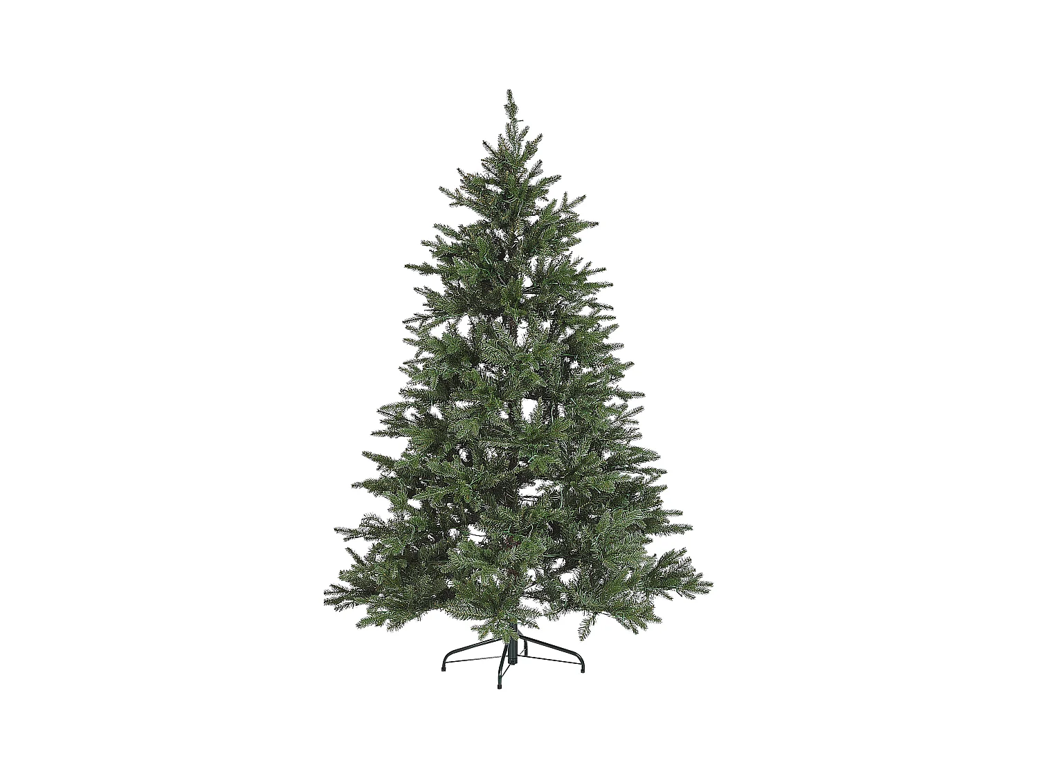 Künstlicher Weihnachtsbaum grün 180 cm mit LED Beleuchtung Lichterkette Fiddle