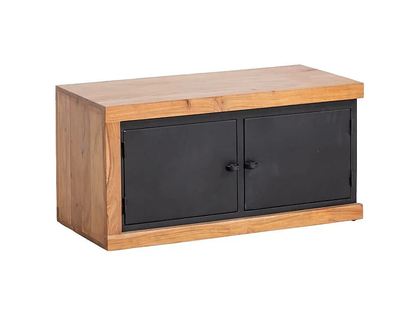 Meuble TV en bois d'acacia Emilio