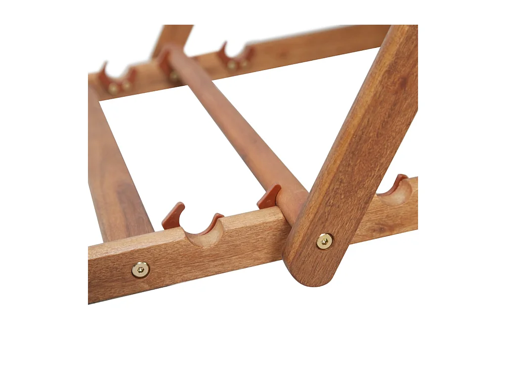 Sedia da spiaggia pieghevole Tessuto e struttura in legno Grigio