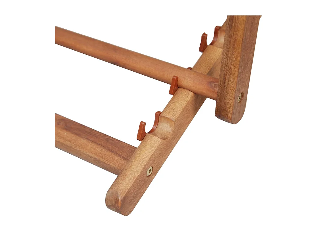 Sedia da spiaggia pieghevole Tessuto e struttura in legno Grigio