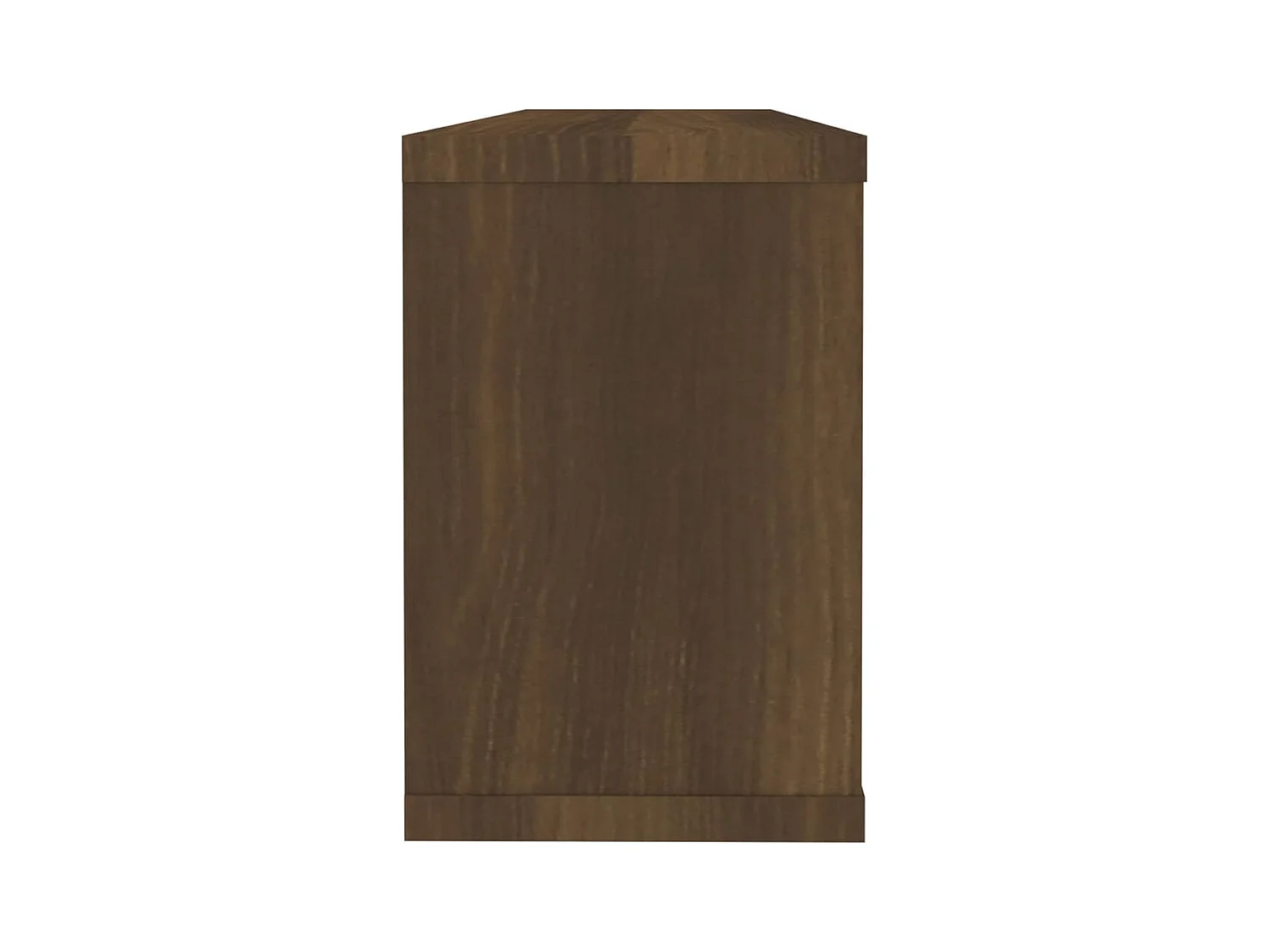 Étagères murales cube 2 pcs Chêne marron Bois d’ingénierie