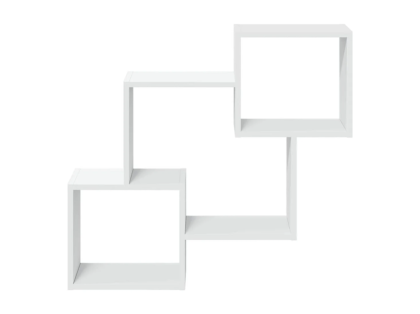 Wandschrank 78x18x71 cm weiß Holzwerkstoff