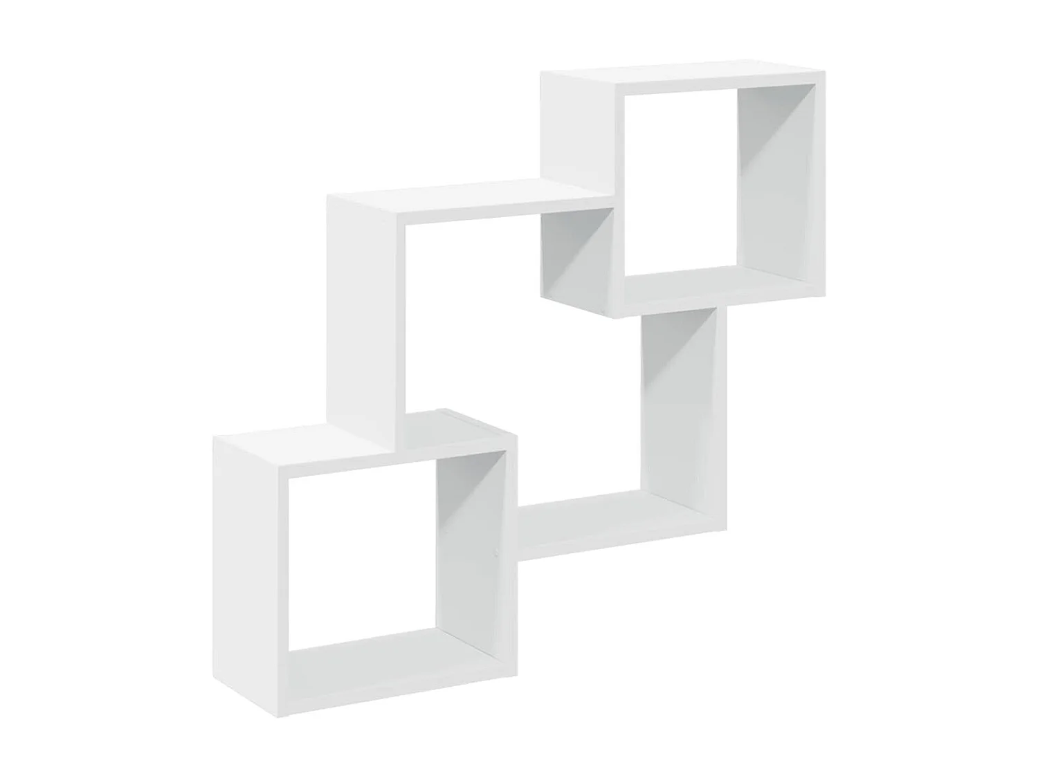 Wandschrank 78x18x71 cm weiß Holzwerkstoff