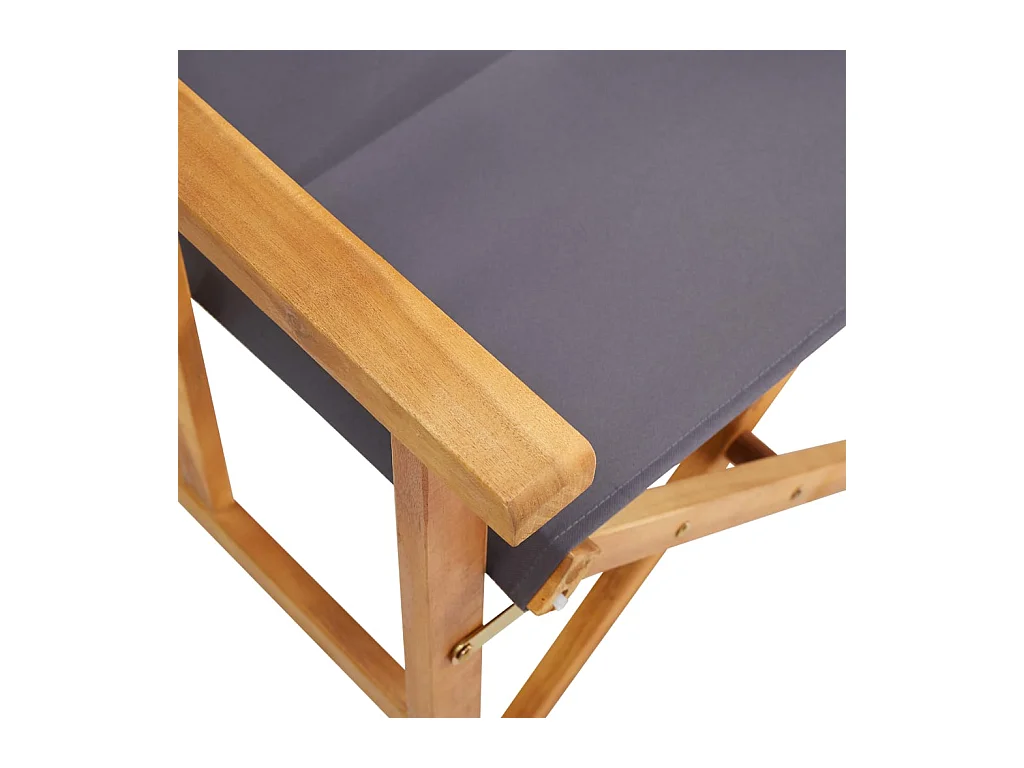 Chaise de metteur en scène Bois massif d'acacia