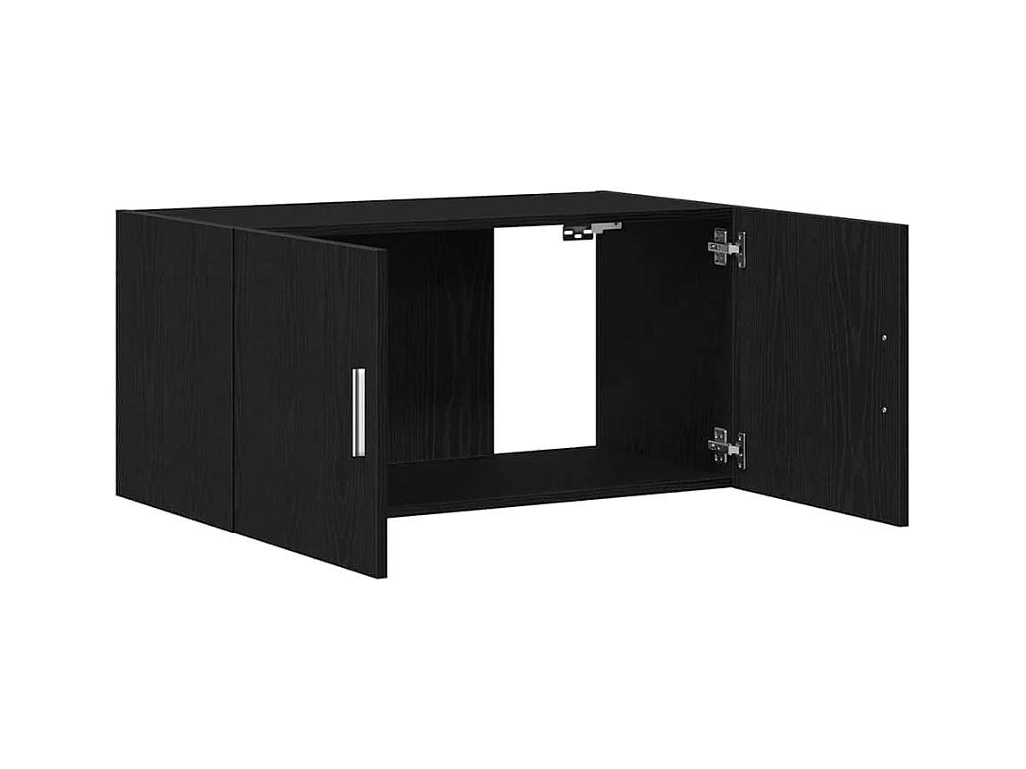 Pensile in rovere nero 80x39x40 cm in legno ingegnerizzato