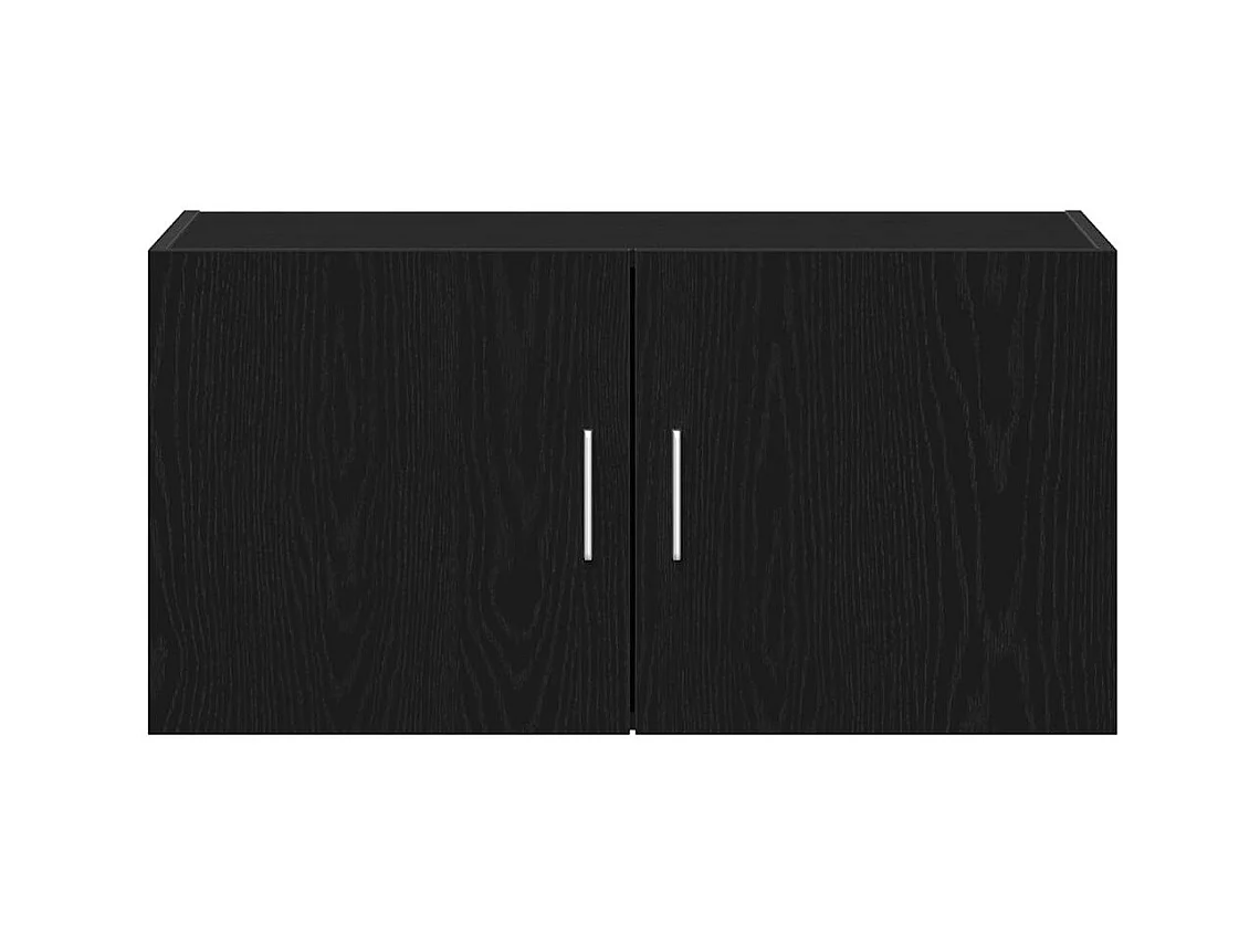 Pensile in rovere nero 80x39x40 cm in legno ingegnerizzato