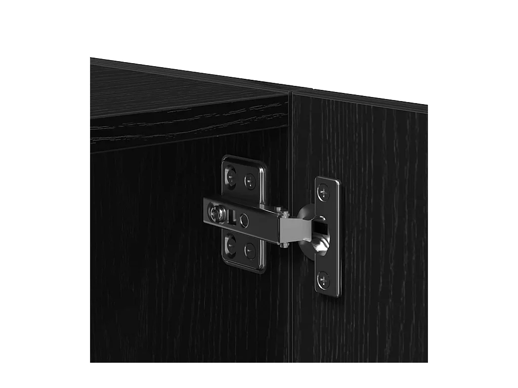 Pensile in rovere nero 80x39x40 cm in legno ingegnerizzato