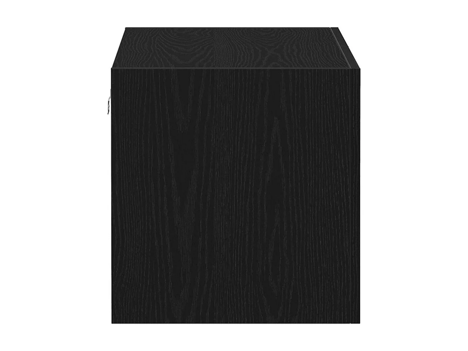 Armoire murale chêne noir 80x39x40 cm bois d'ingénierie