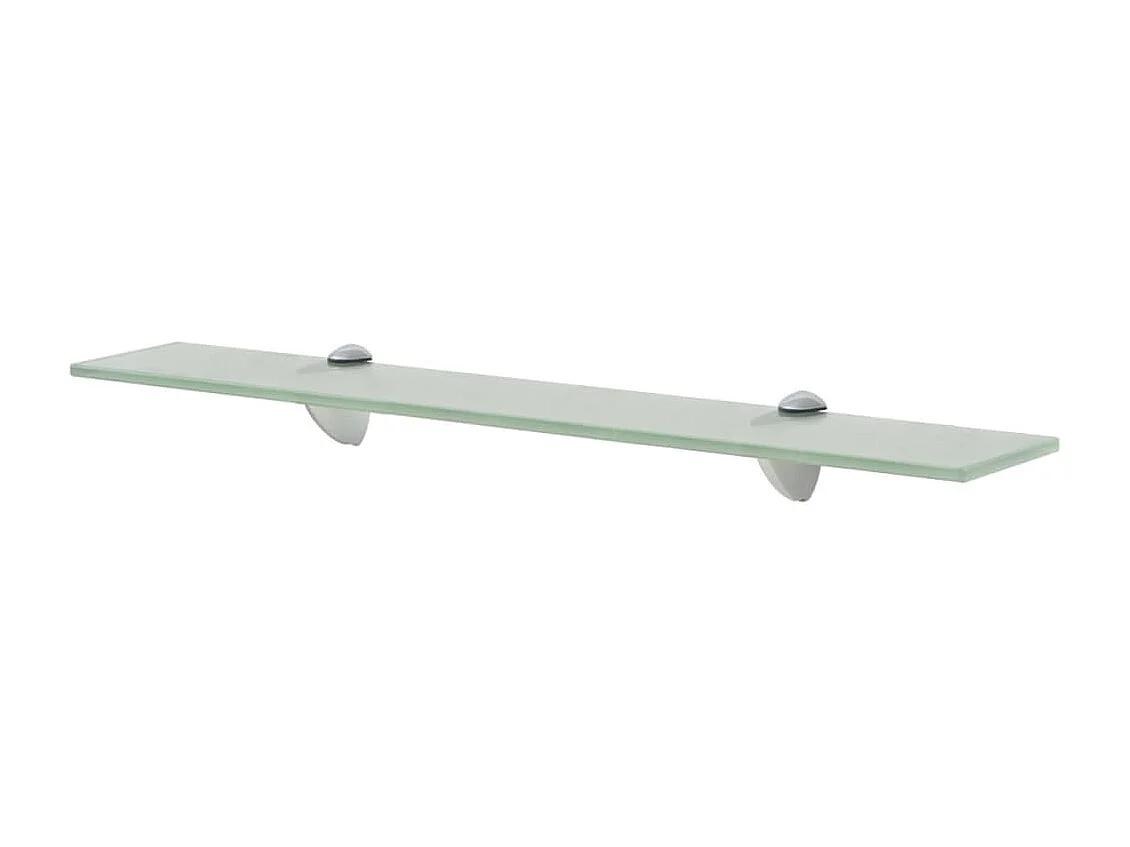 Estantes de pared 2 uds Cristal 60x10 cm 8 mm