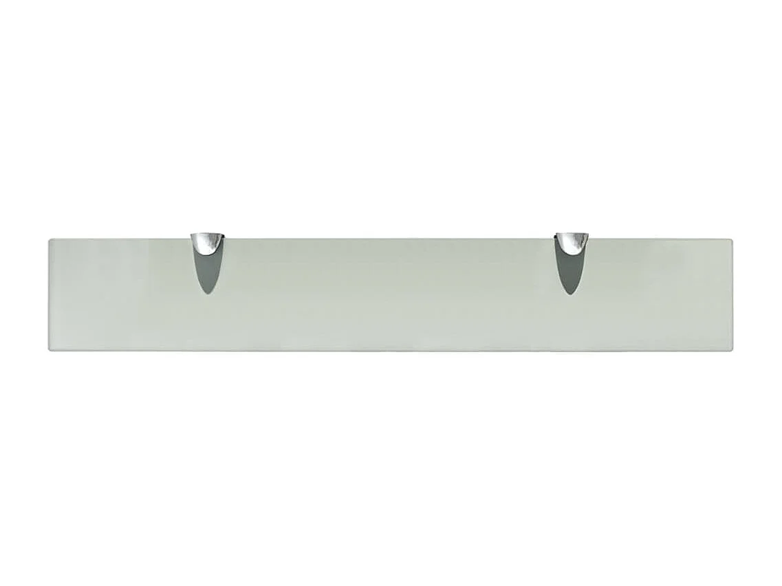 Estantes de pared 2 uds Cristal 60x10 cm 8 mm