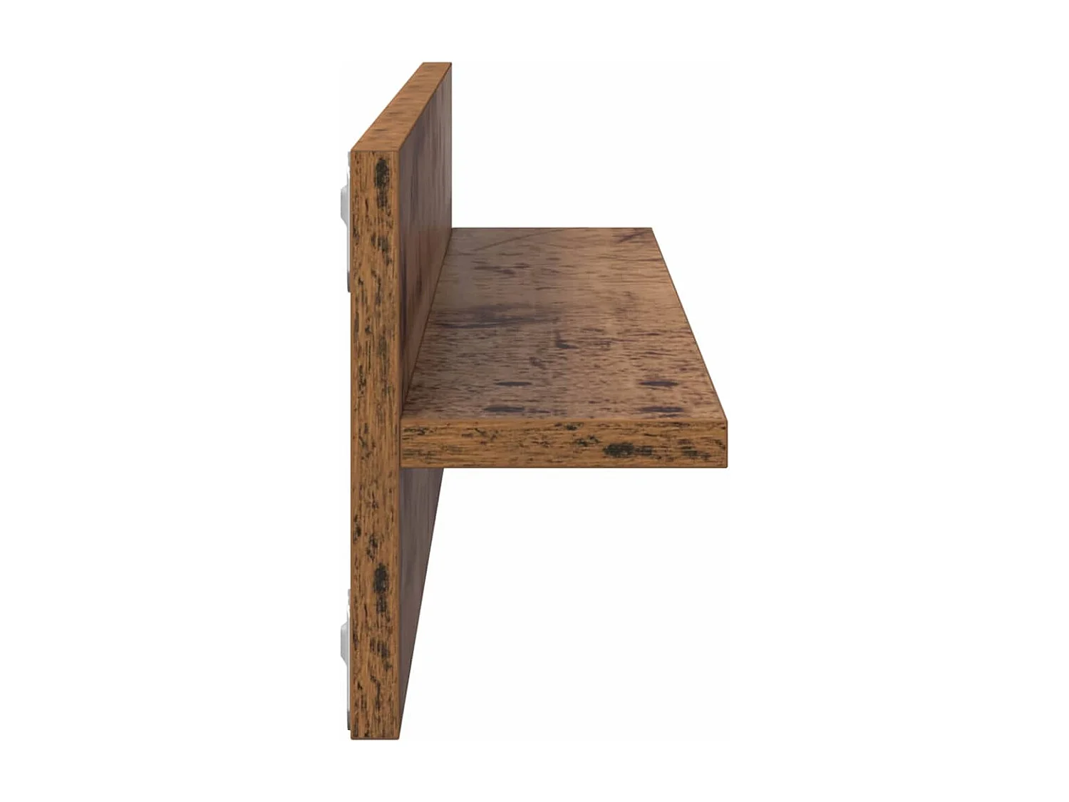 Mensole da parete 2 pezzi in legno antico 80 x 11,5 x 18 cm