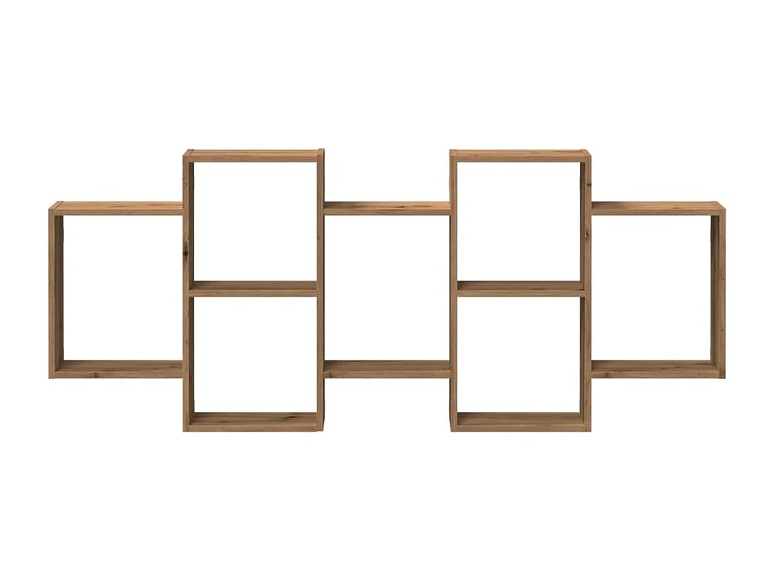 Estante de pared de roble hecho a mano 159x18x65 cm madera de ingeniería